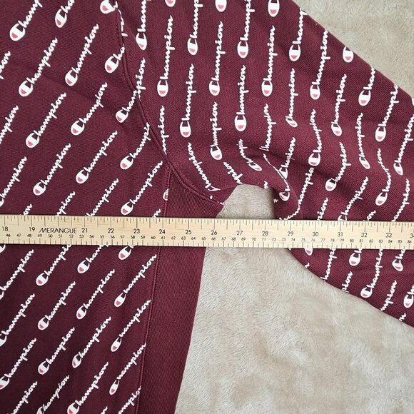 NWT Champion Sweatshirt All Over Print Men's Sz XL Reverse Weave $65 Long Sleeve - Picture 4 of 10